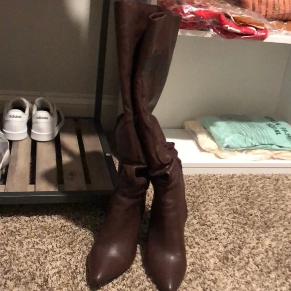 JustFab Shoes Tall Brown Boots Poshmark